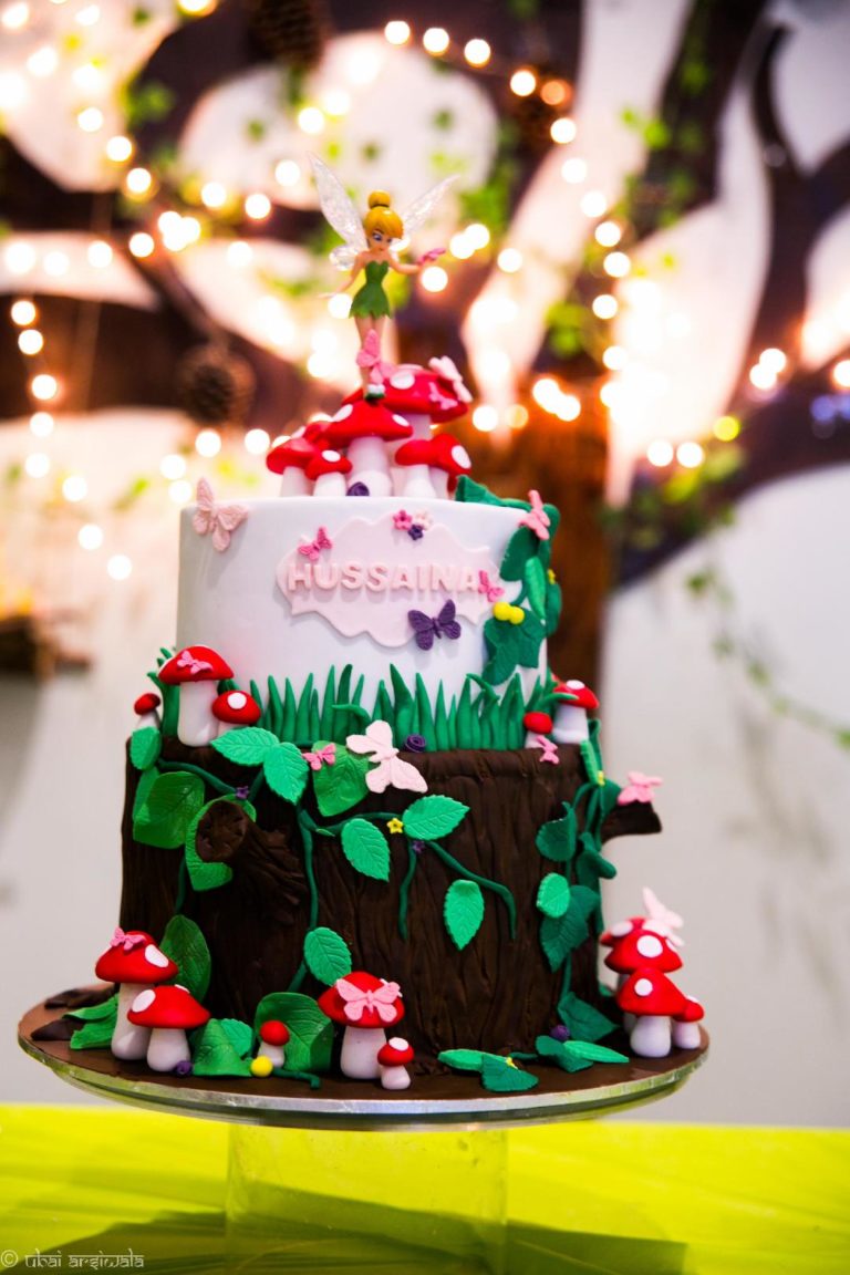Enchanted Forest party cake