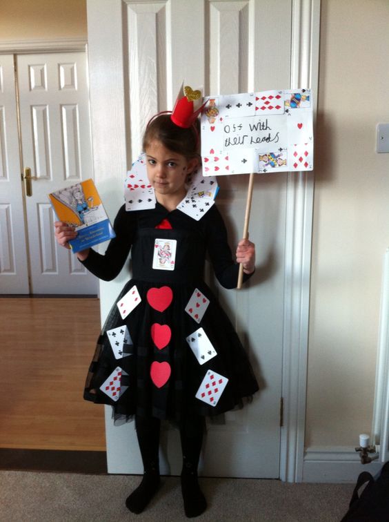 Queen of Hearts from Alice in Wonderland at DIY Book week costumes