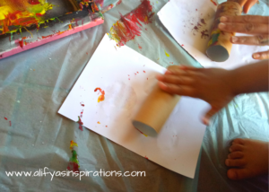 painting ideas for kids paper towel roll painting