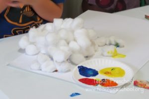 painting ideas for kids cotton