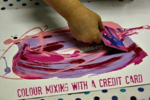 painting ideas for kids credit card