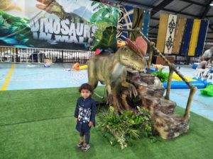dinosaurs in mall