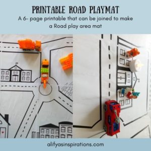 printable road play mat