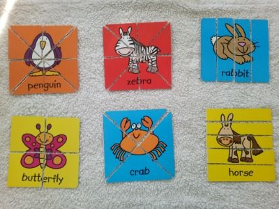 how to make puzzles from board books